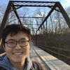 Kevin Wang at an old bridge in Lewis County.